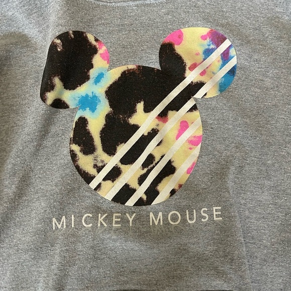 Disney NEFF X Mickey Mouse Hoodie size Medium Heather Gray Unisex - Picture 3 of 10